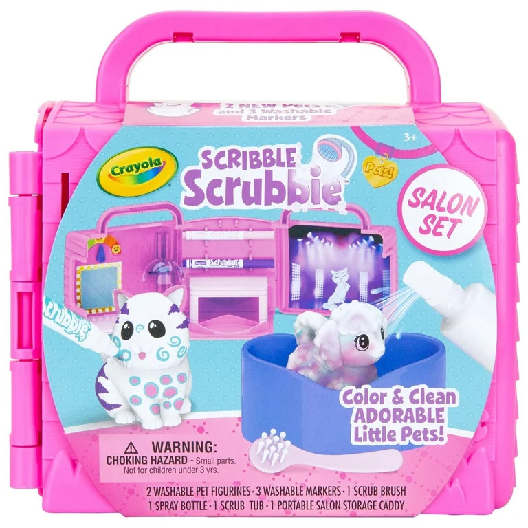 Crayola Scribble Scrubbie Pets Salon Set, Child, Unisex | Walmart (US)