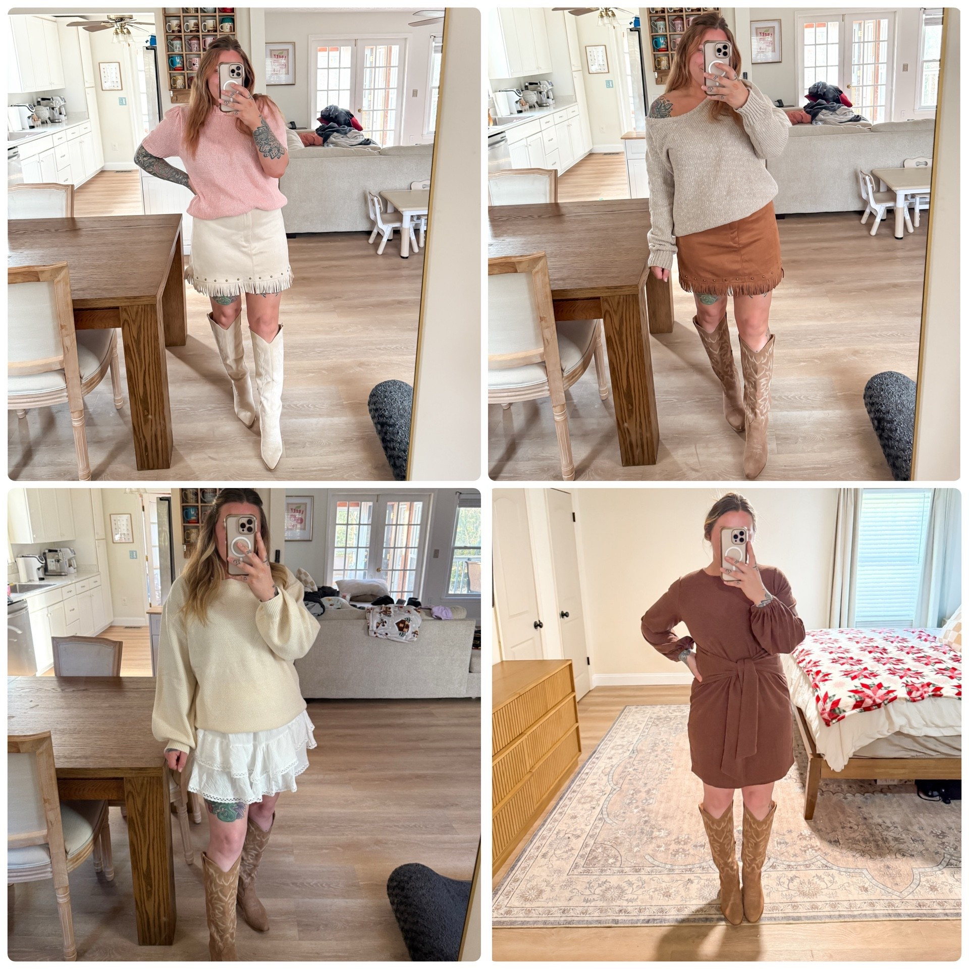Round up of my favorite boots + skirts combo

#LTKSeasonal #LTKFindsUnder100 #LTKFindsUnder50
