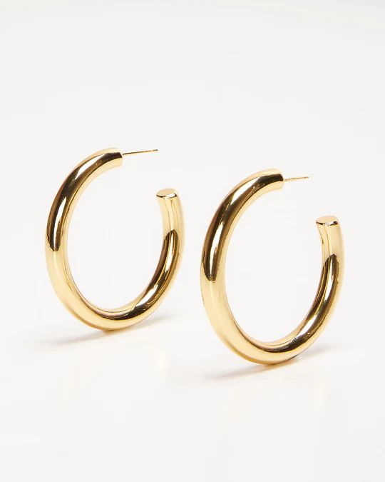 Deanna Chunky Large Hoop Earrings | VICI Collection