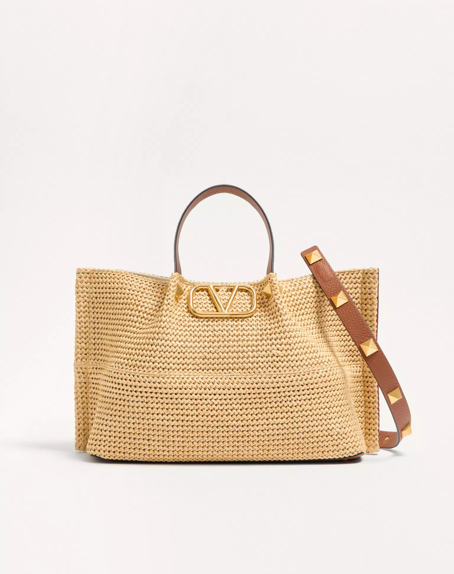 Medium Straw Summer Tote | Valentino