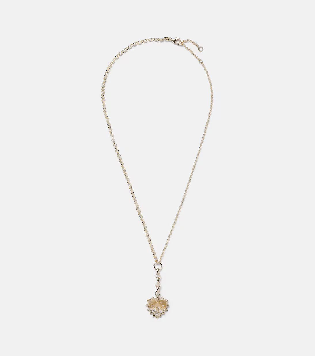 Love 18kt gold necklace with diamonds | Mytheresa (US/CA)