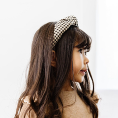 Black Embroidered Flower Poppy | Little Poppy Co