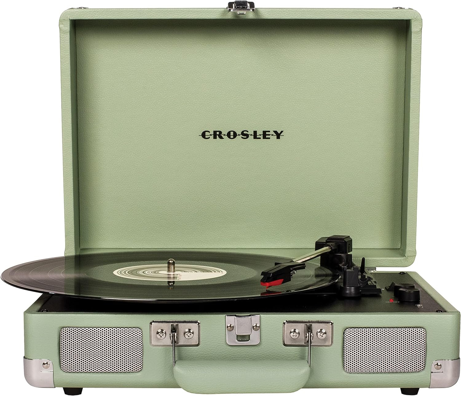 Crosley CR8005F-MT Cruiser Plus Vintage 3-Speed Bluetooth in/Out Suitcase Vinyl Record Player Tur... | Amazon (US)