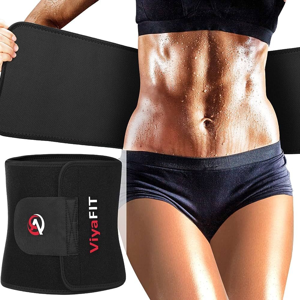 Viyafit Waist Trimmer Belt, Premium Waist Trainer for Women & Men Weight Loss | Amazon (US)