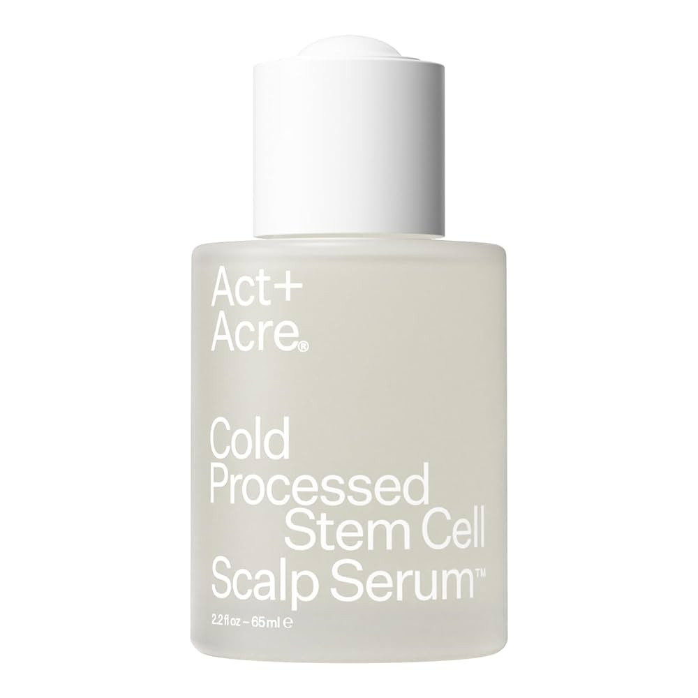 Act+Acre Cold Processed Stem Cell Scalp Serum | For Thicker, Fuller Looking Hair | Apple Stem Cel... | Amazon (US)