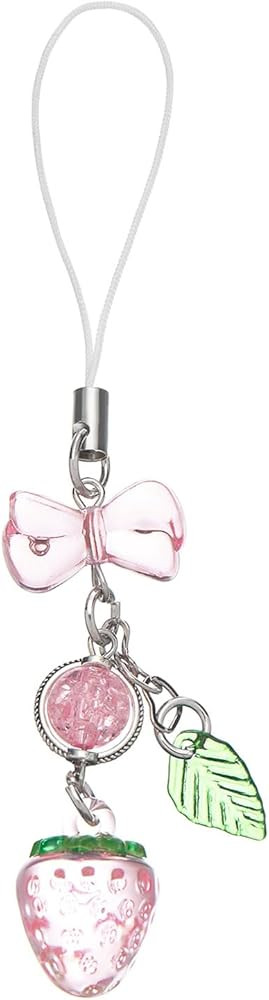 Cute Phone Charms Aesthetic Y2K Phone Strap Charm Accessories for Cell Phone Case Keychain Bag Ai... | Amazon (US)