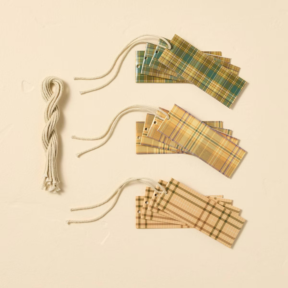 Plaid Gift Tags 16ct - Hearth & Hand™ with Magnolia | Target