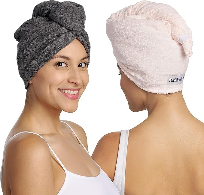 Turbie Twist Microfiber Hair Towel Wrap - The Original Quick Dry, Anti-Frizz Turban Towel for Thi... | Amazon (US)