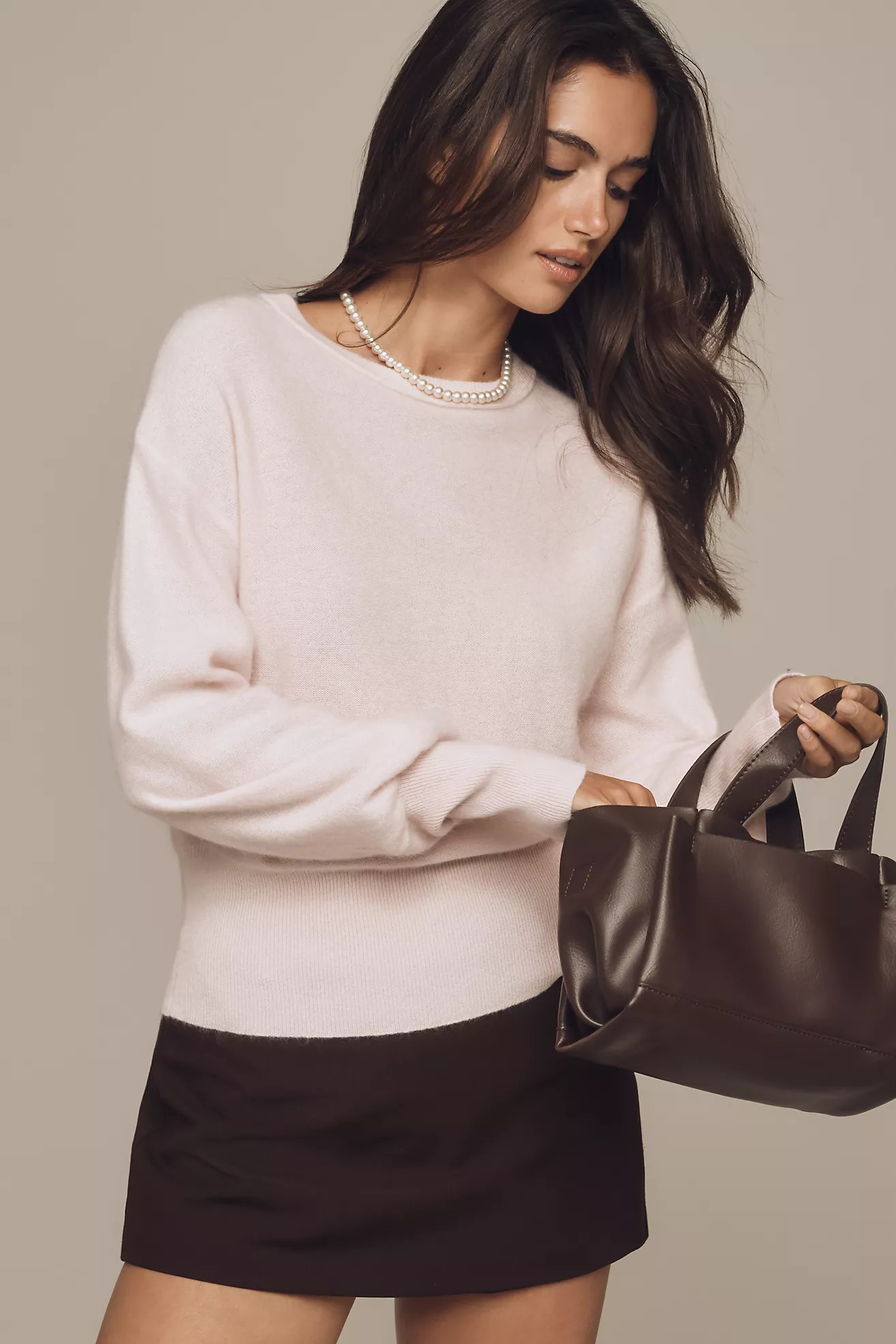 By Anthropologie Brushed Cashmere Sweater | Anthropologie (US)