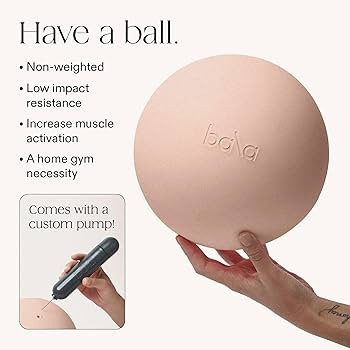 Bala Pilates Ball, Non-Weighted Exercise Ball - Small 8" Yoga Ball for Barre, Stretching, Strengt... | Amazon (US)
