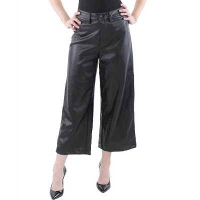 Women's HIGH RISE CLEAN WIDE VEGAN PANT - Oat New York 30 | Target