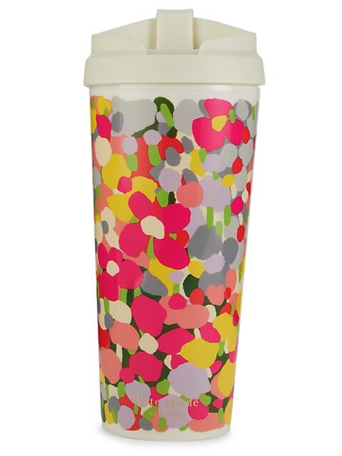 kate spade new york Floral Dot Thermal Mug on SALE | Saks OFF 5TH | Saks Fifth Avenue OFF 5TH