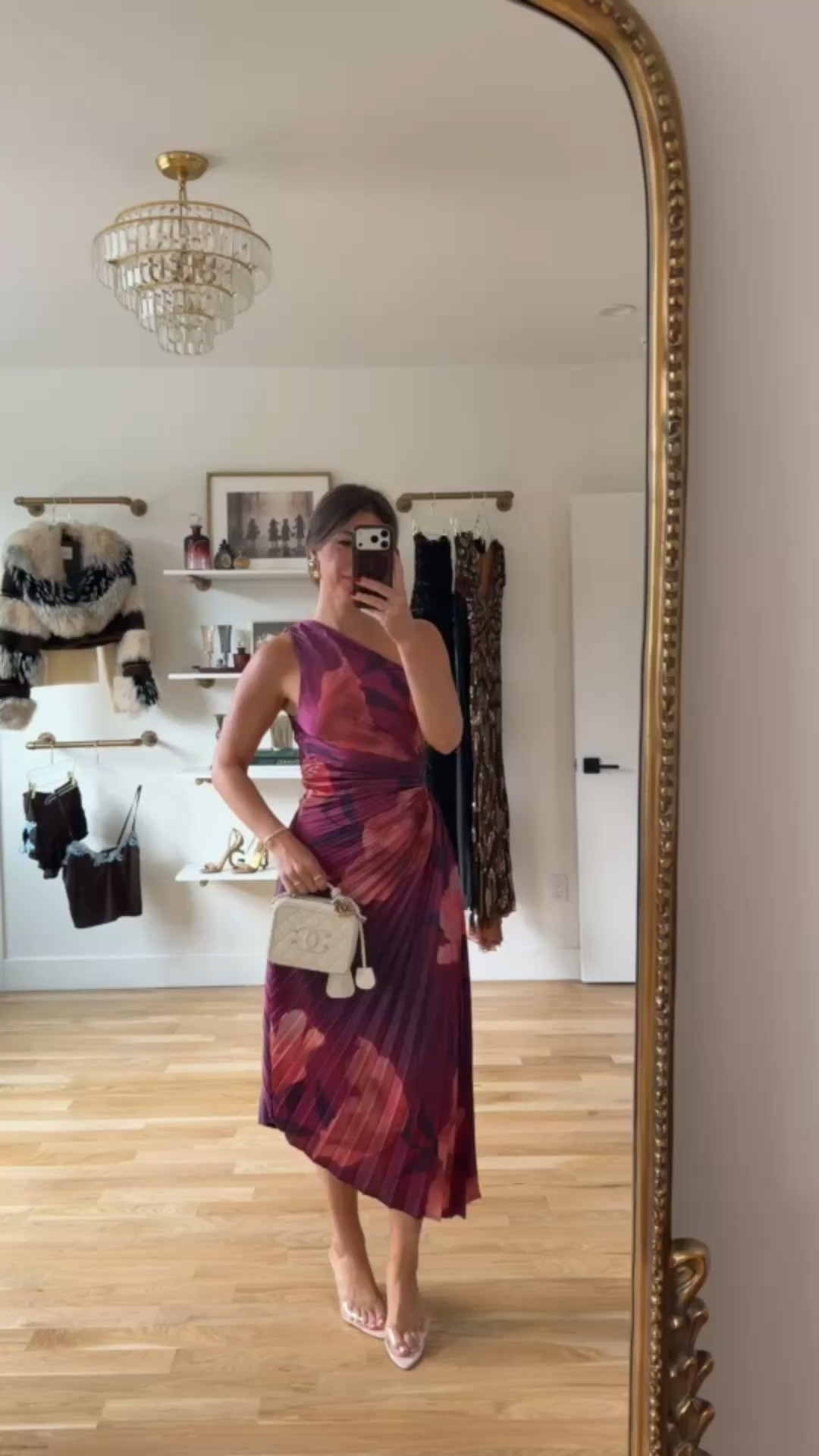 purple and coral floral midi with one shoulder, gathered waist, and an asymmetric hem vici fall and winter wedding guest and special occasion dress ✨

codes -
Vici: Emerson40

In 5’4” and wearing my usual smalls

fall event, fall wedding guest dresses, cocktail dresses, semi-formal dresses, black tie wedding guest dresses, destination wedding guest dresses, garden party dresses, wedding guest outfit ideas

#LTKSeasonal #LTKWedding #LTKootd
