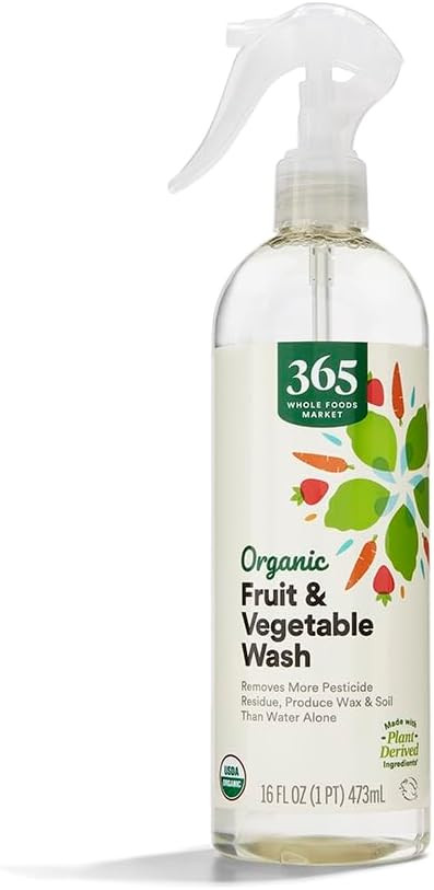 365 by Whole Foods Market, Organic Fruit & Vegetable Wash, 16 Fl Oz | Amazon (US)