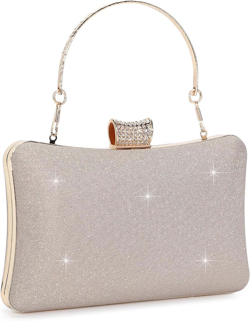 BAIGIO Glitter Clutch Evening Bags for Women Formal Bride Wedding Clutches Money Bags Prom Cocktail  | Amazon (DE)