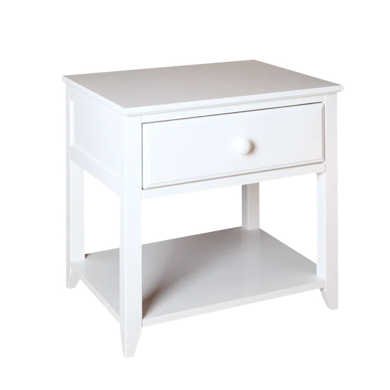 Lubin 1 Drawer Solid Wood Nightstand | Wayfair North America