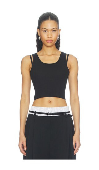 Cropped Rib Tank | Revolve Clothing (Global)