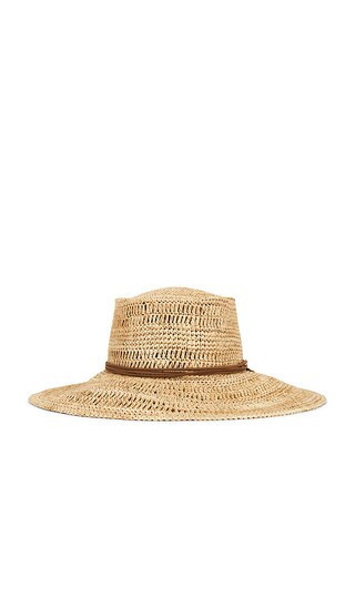 Rag & Bone Crochet Boater Hat in Neutral. - size M | Revolve Clothing (Global)