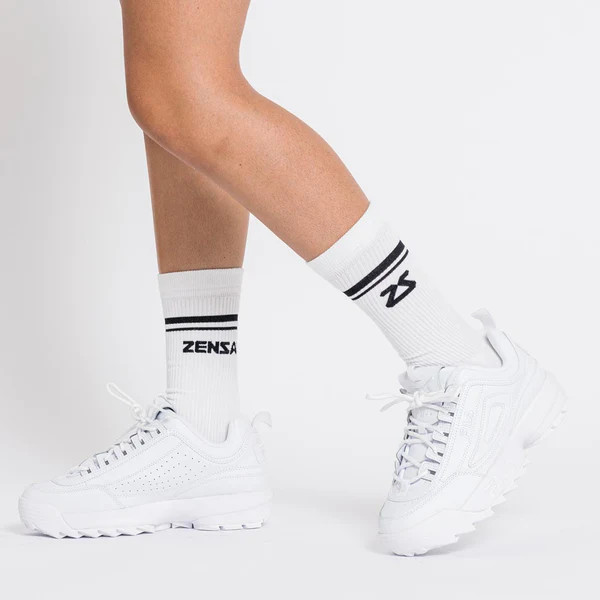 ZS Retro Stripe Socks (Crew) | Zensah