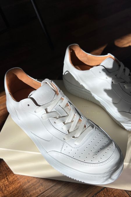 Clean white sneaker