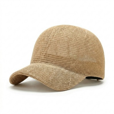 Anna-Kaci Women Straw Baseball Cap Lightweight Breathable Sun Hat Casual Summer Visor Hat, Khaki | Target