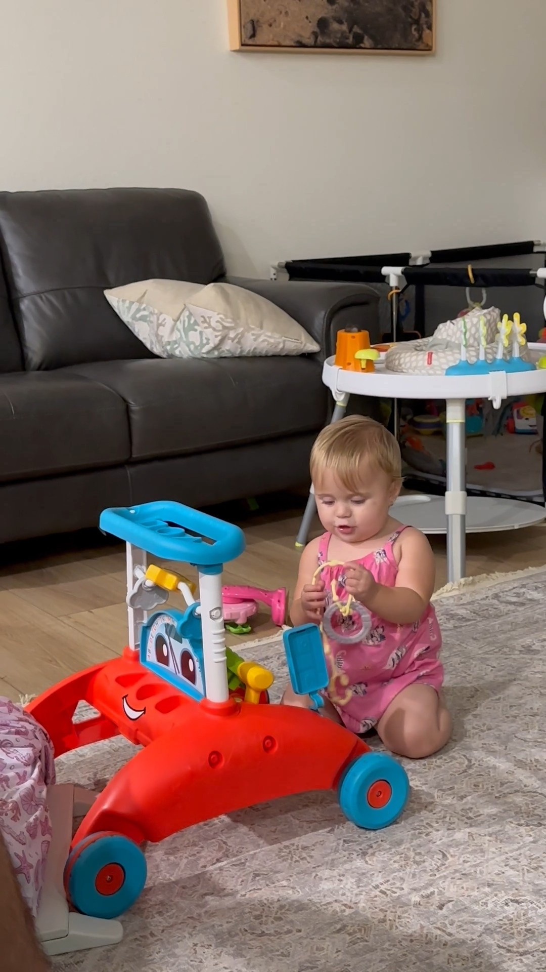 She sure loves her push walker! This one is super sturdy and won’t tip over.

#LTKBaby