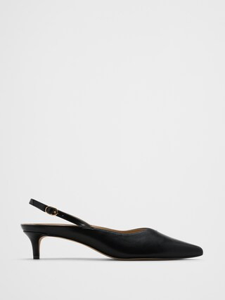 Slingback Kitten Heel Mule | Banana Republic Factory