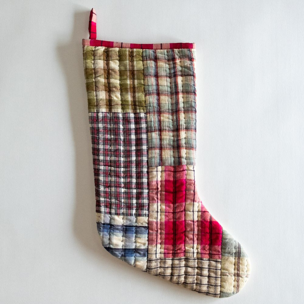 Sloan Patchwork Stocking | GreenRow