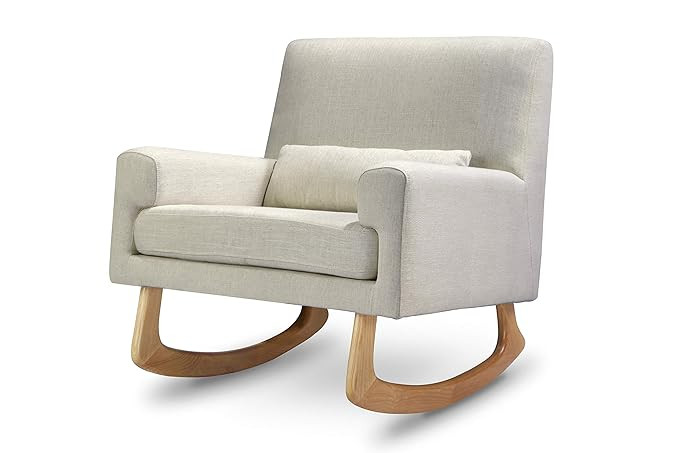 Nursery Works Sleepytime Rocker with Light Legs in Oatmeal Linen | Amazon (US)