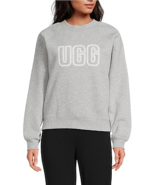 Coordinating Logo Long Sleeve Crew Neck Sweatshirt | Dillard's