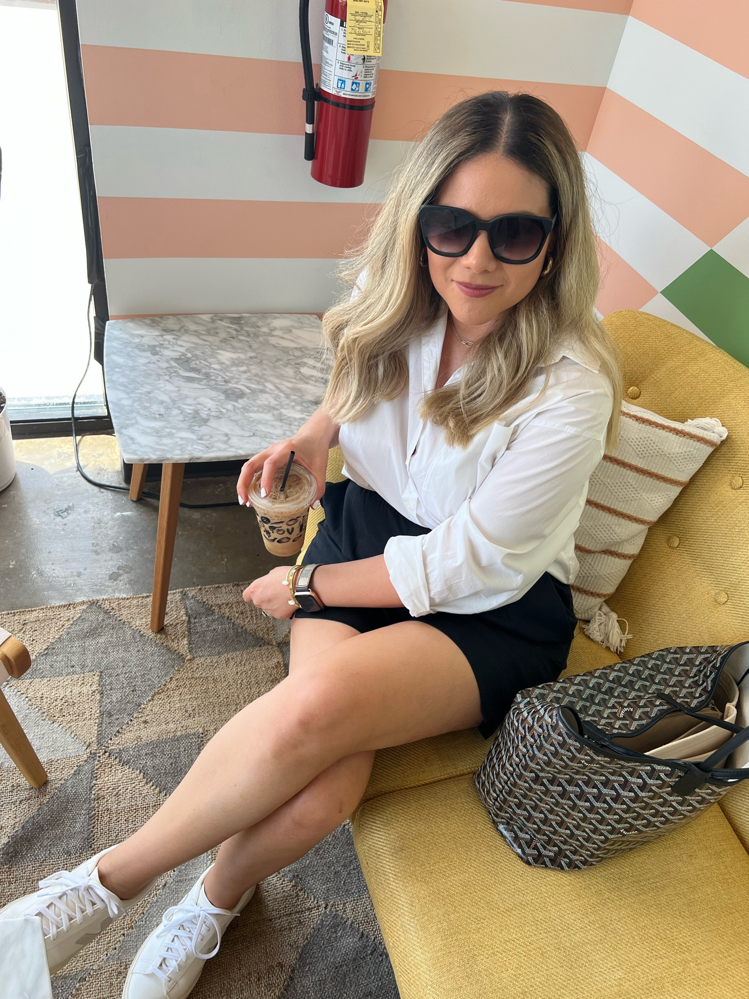 Veja sneakers
Natural 
White
Campo tennis shoes
Nordstrom 
Chic
Classic
Black Bermuda shorts 
Dressy
White button down shirt 
Diff sunglasses 
Gia
Oversized 
 Matte black 
Pick up outfit
Mom
Outfit ideas 

#LTKsalealert #LTKshoecrush #LTKSeasonal