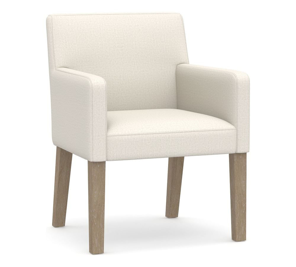 Classic Upholstered Dining Armchair | Pottery Barn (US)