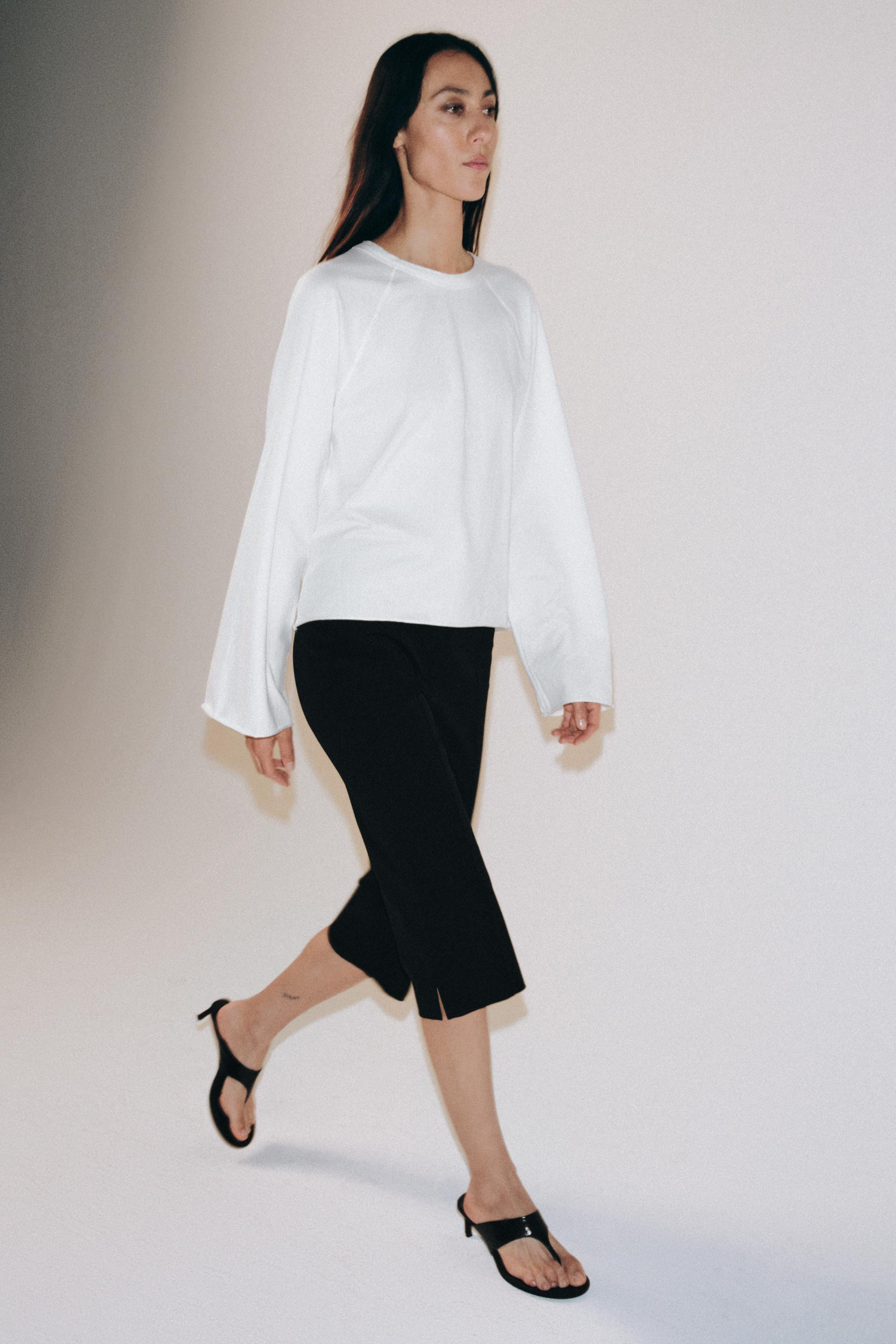 RAGLAN LONG SLEEVE T-SHIRT | Zara UK