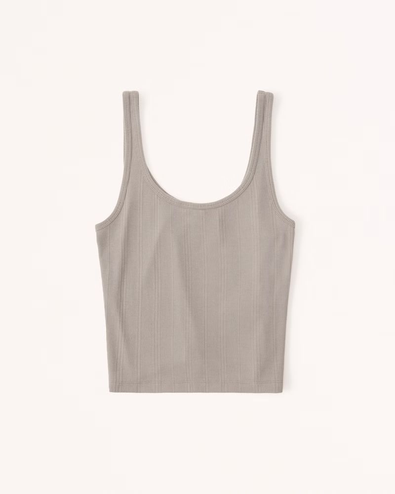 Cozy Rib Scoopneck Sleep Tank | Abercrombie & Fitch (US)