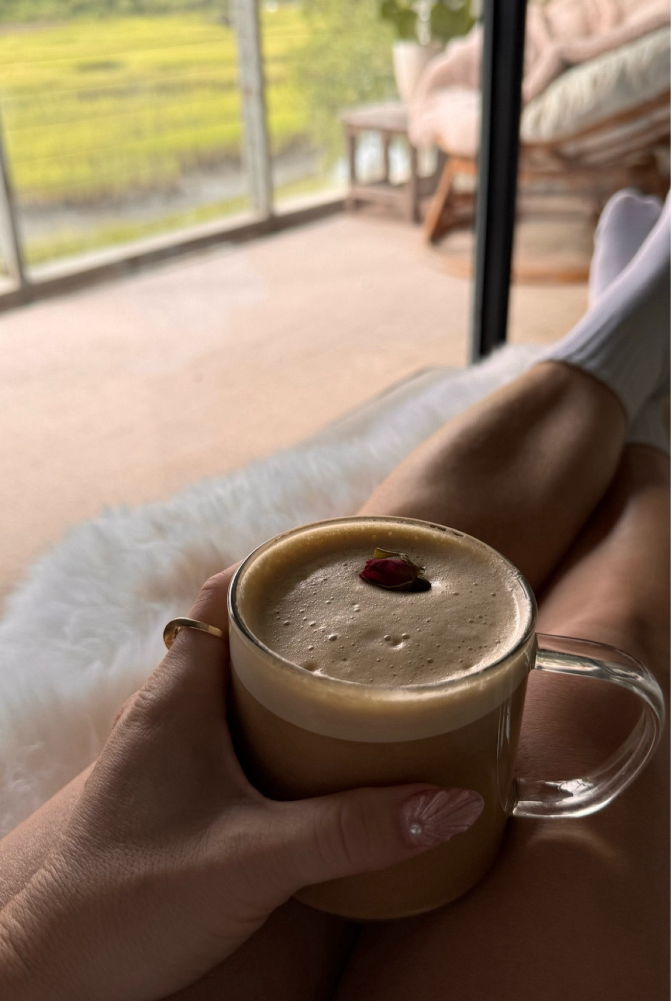 The fluffiest faux fur + infrared mat collab makes for the coziest coffee sipping of all time 😌 ☁️ 

#LTKFindsUnder100 #LTKHome