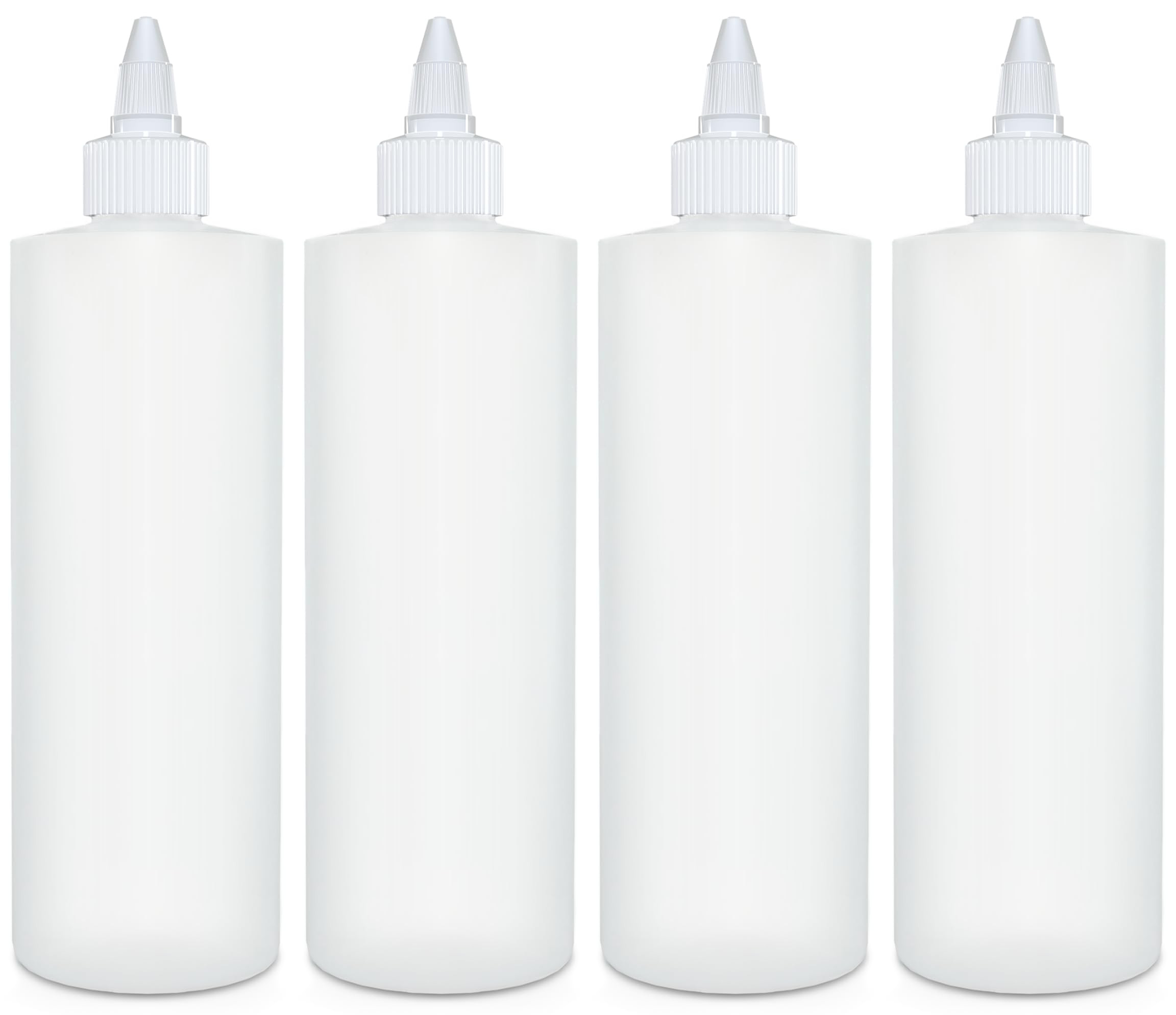 BRIGHTFROM Condiment Squeeze Bottles, 16 OZ Empty Squirt Bottle with Twist Top Cap, Leak Proof - ... | Amazon (US)