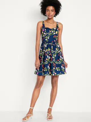 Fit & Flare Cami Mini Dress | Old Navy (US)