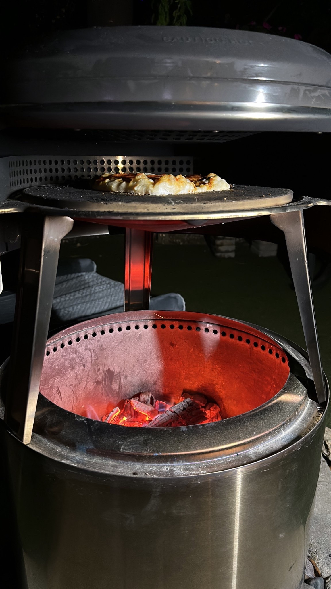 We are having way too much fun on pizza nights making pizza over the fire on our Solo Stove and Pizza attachment. #fallnights #pizzanight #solostove #bonfire #firepit

#LTKHome #LTKGiftGuide #LTKSeasonal