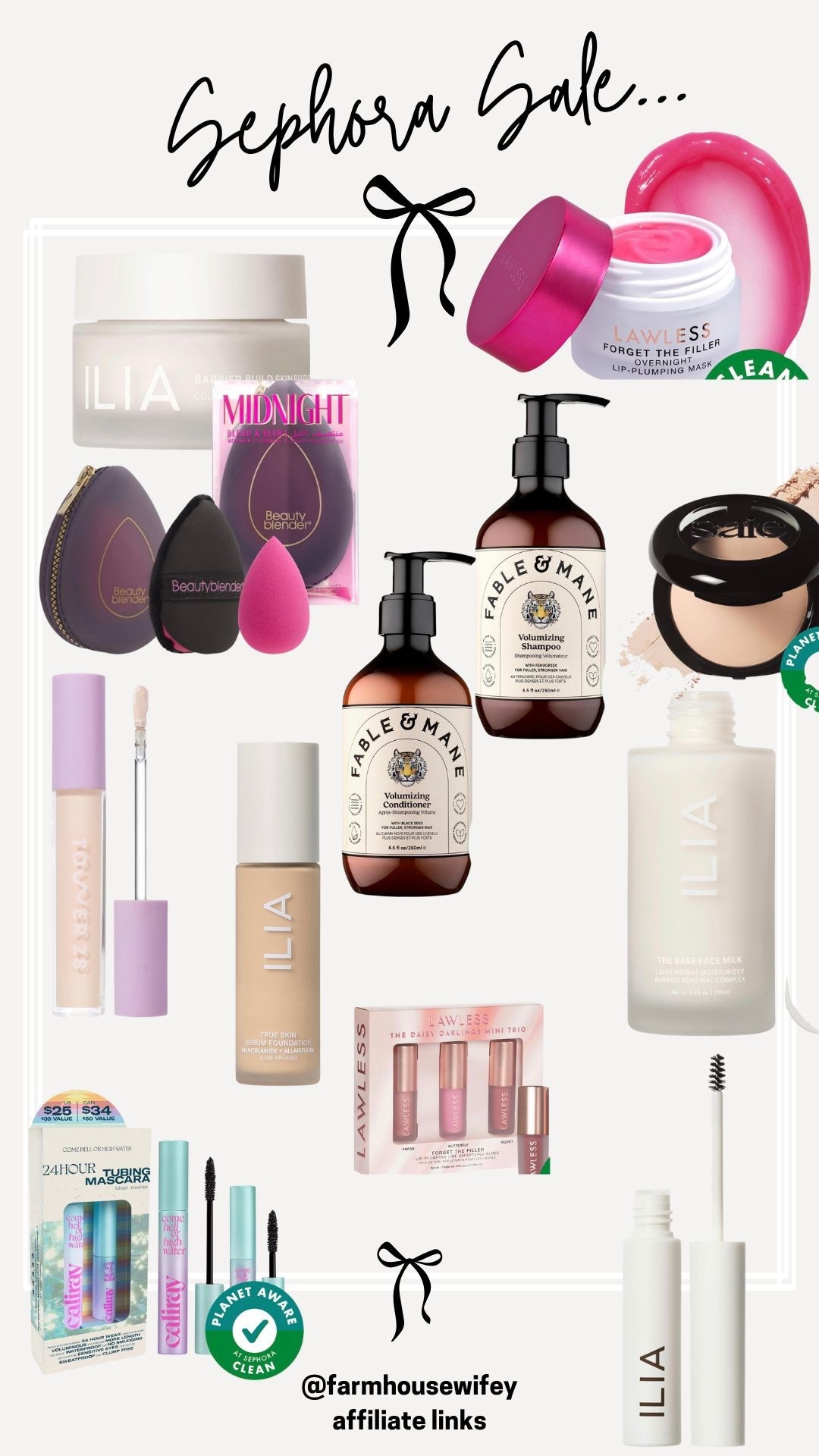 My Sephora sale purchase! I made some switches to clean brands and some restocks of products I absolutely love like Fable and Mane, and Lawless! 

#LTKSaleAlert #LTKBeauty #LTKGiftGuide