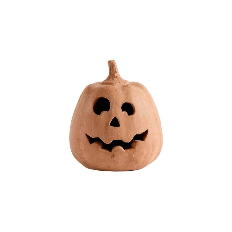 Small Paper Mache Pumpkins Bulk Halloween Carved Face Pumpkins to Paint Decorating Unfinished Cra... | Walmart (US)
