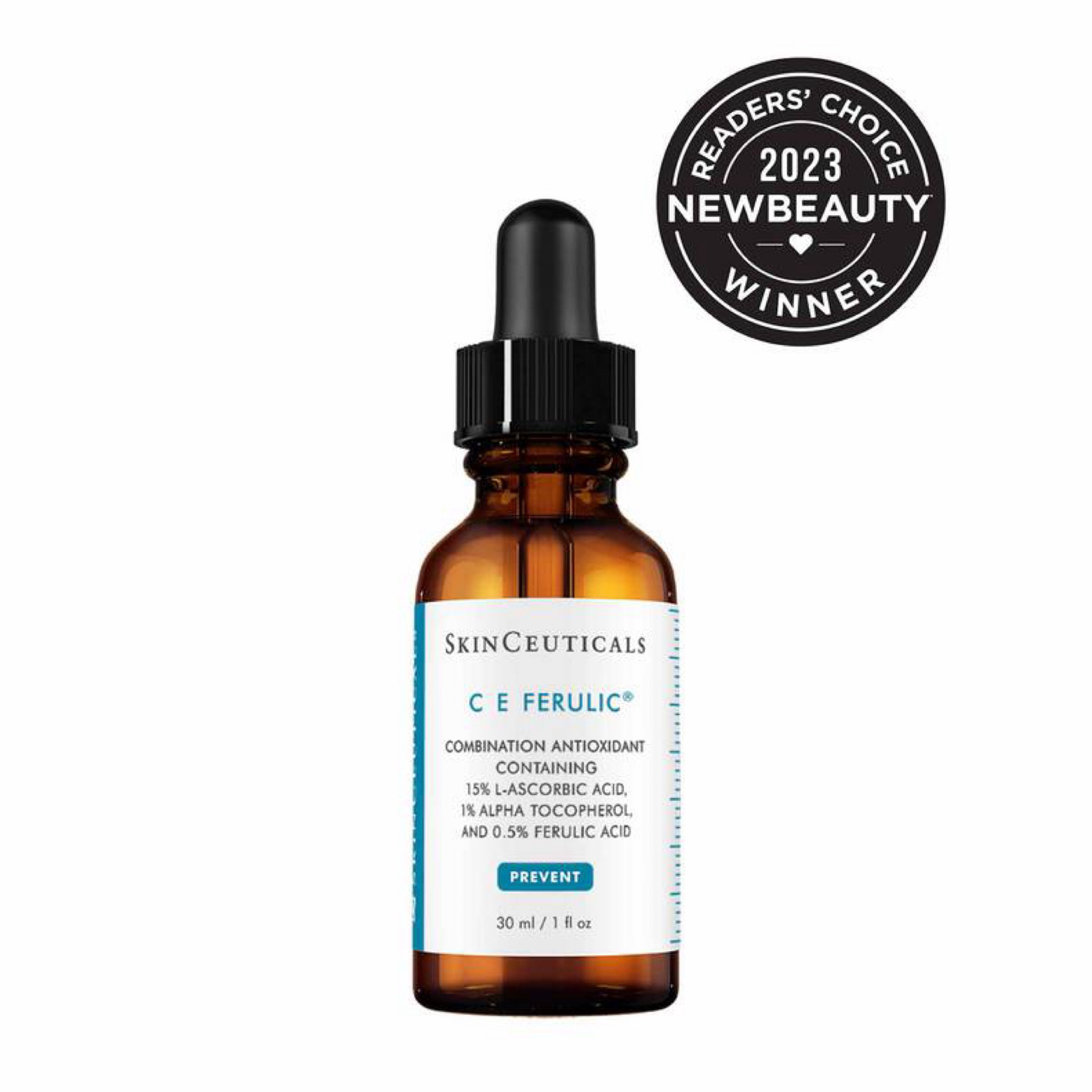 The Holy Grail 🌭🌭 Hot Dog Water
C E Ferulic Serum 
Visible anti-aging, reduction in damaging factors, free of parabens; brightens skin, reduces fine lines and wrinkles. Vitamin C remains effective for 72 hours 

#LTKBeauty