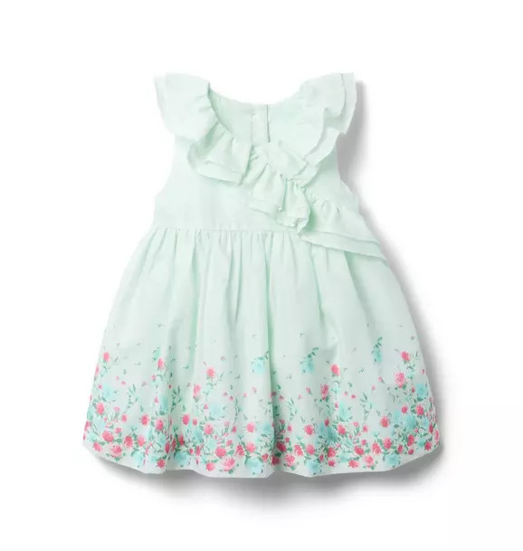 Baby Floral Border Dress | Janie and Jack
