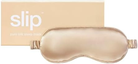 slip Pure Silk Sleep Mask - Caramel | 100% Mulberry Silk, Ultra Soft & Comfortable | Blocks Light... | Amazon (US)