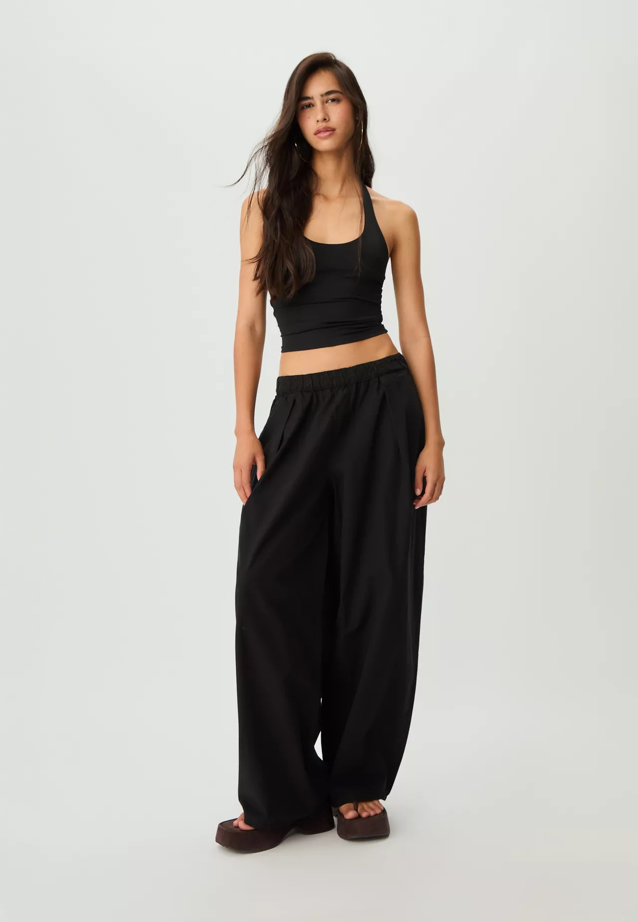 Racer-neck top | Stradivarius (UK)