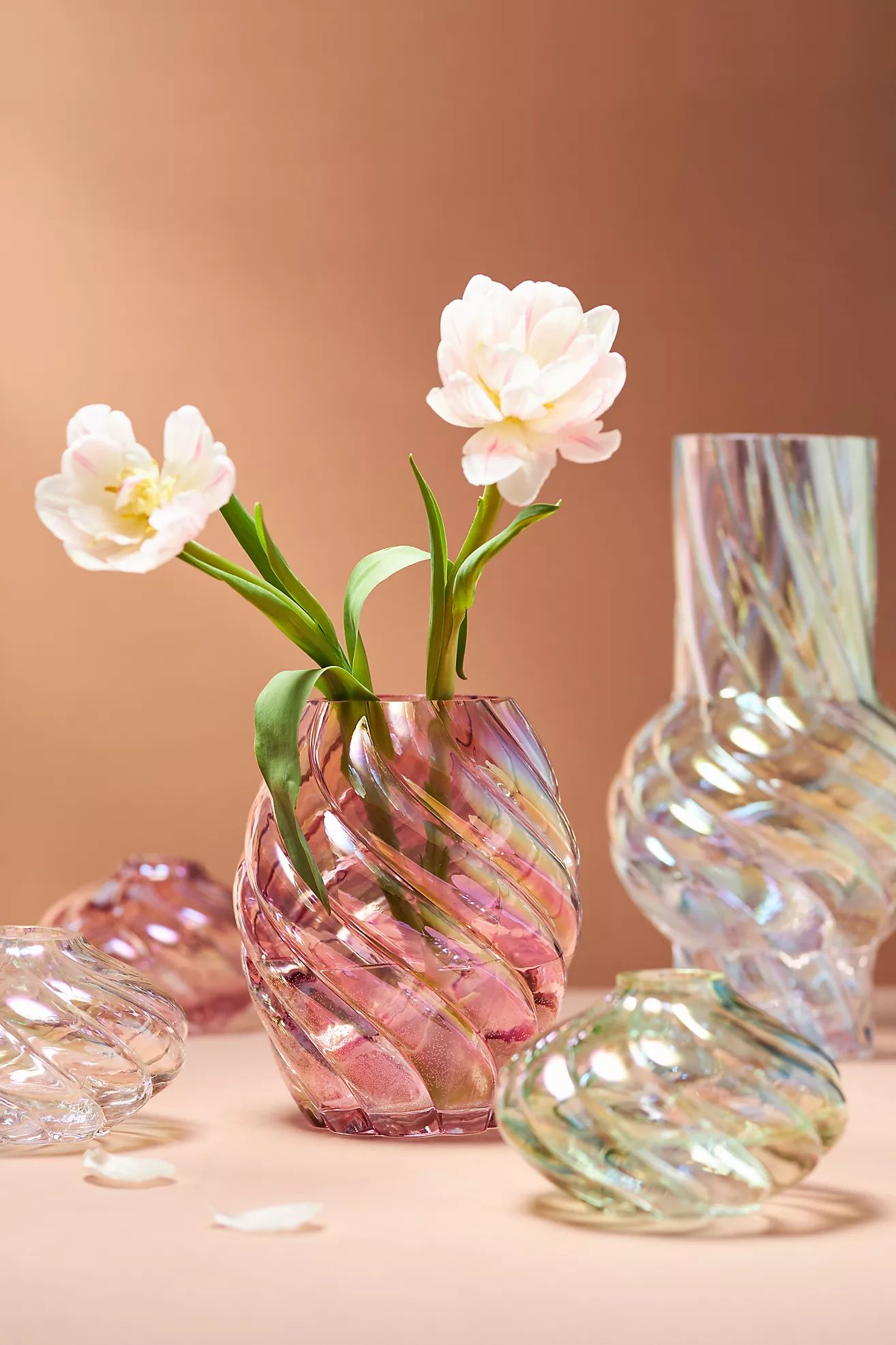 Corinne Twisted Glass Vase | Anthropologie (US)