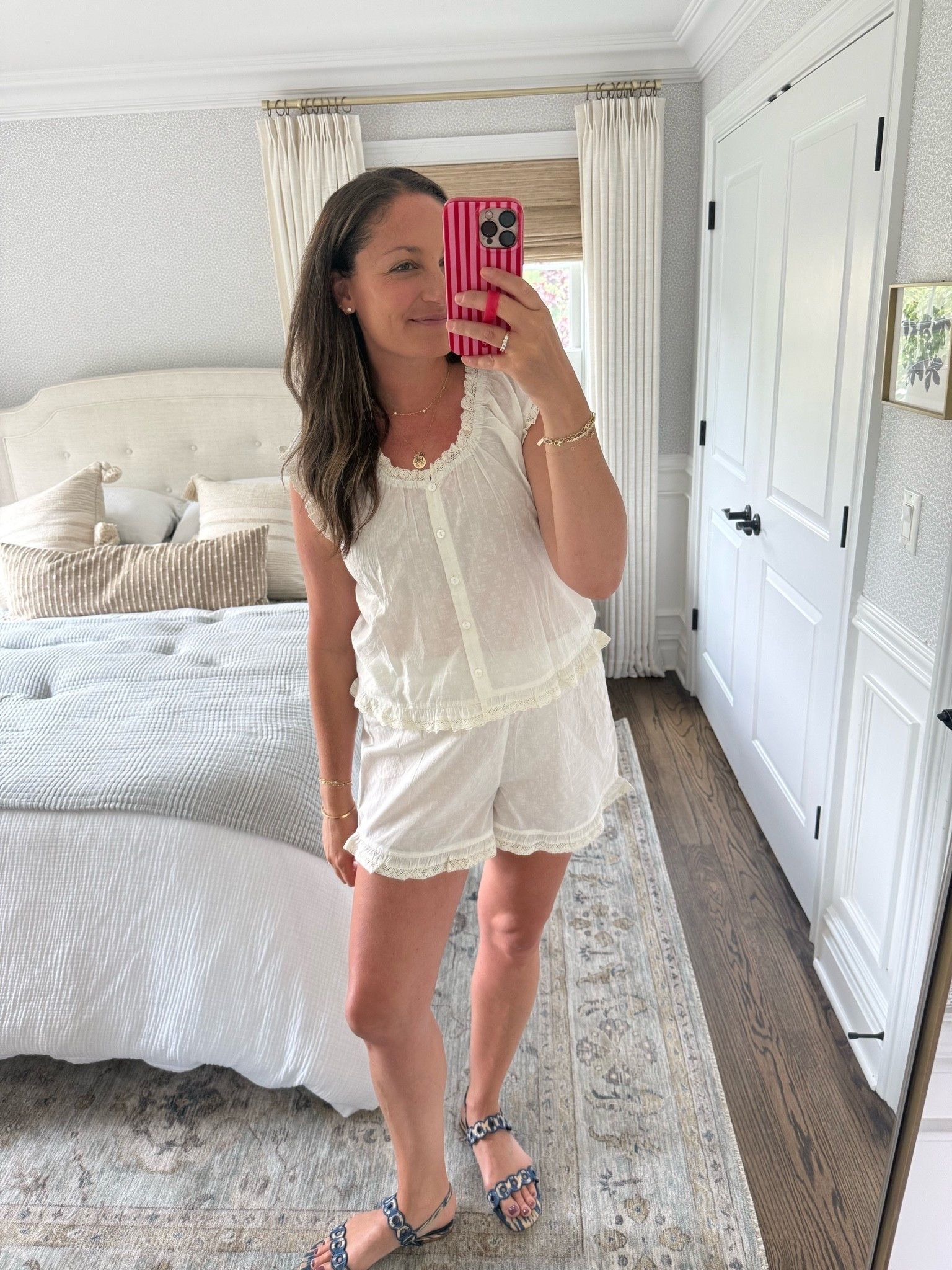 Just the cutest matching set! Lightweight, lined and so perfect for summer. Wore this all day long today in the crazy heat and felt so good!

#LTKootd #LTKdayinmylife #LTKSeasonal