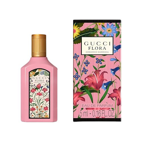 Gucci Flora Gorgeous Gardenia Perfume for Women EDP Mini Splash Top 0.16 Fl Oz | Amazon (US)