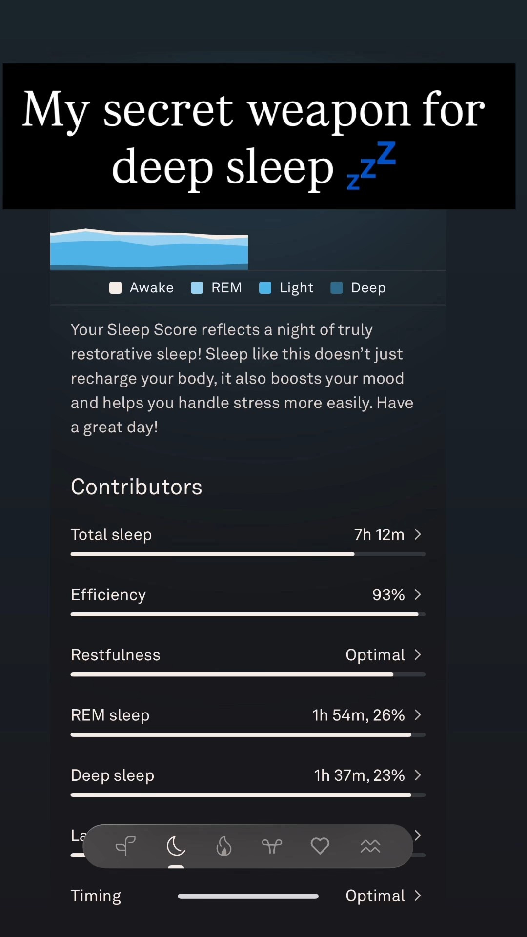 Deep sleep
Sleep must haves
Supplements 


#LTKmorningroutine #LTKfitnessgoals #LTKselfcare