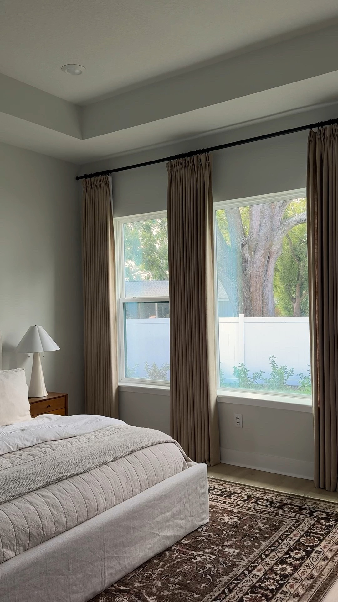 two pages custom curtains have transformed our home into the most cozy sanctuary!

code TAY15 for a discount!

curtain details
drapery + roman shades
liz linen - light khaki - triple pleat - room darkening / privacy in bedroom



#LTKHome