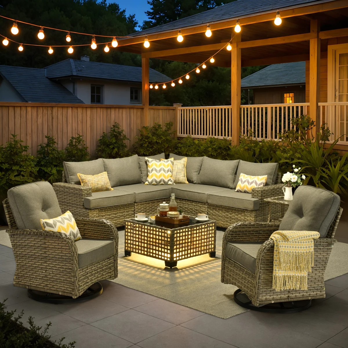 Wayfair is offering up to 60% off during their outdoor clearance, making it a great time to update your patio. Conversation sets provide a dedicated space for relaxing and spending time outside. Fall is the perfect season to enjoy outdoor areas, especially when they are set up comfortably. This sale ends tomorrow, so it’s a limited-time opportunity to upgrade your space.

#Wayfair #OutdoorDeals #PatioStyle #FallRefresh #OutdoorComfort 

 #LTKSeasonal #LTKHome #LTKSaleAlert